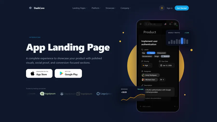 App Landing