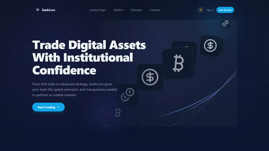Crypto Landing