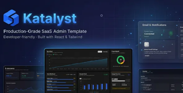 Katalyst - React Admin Dashboard Template