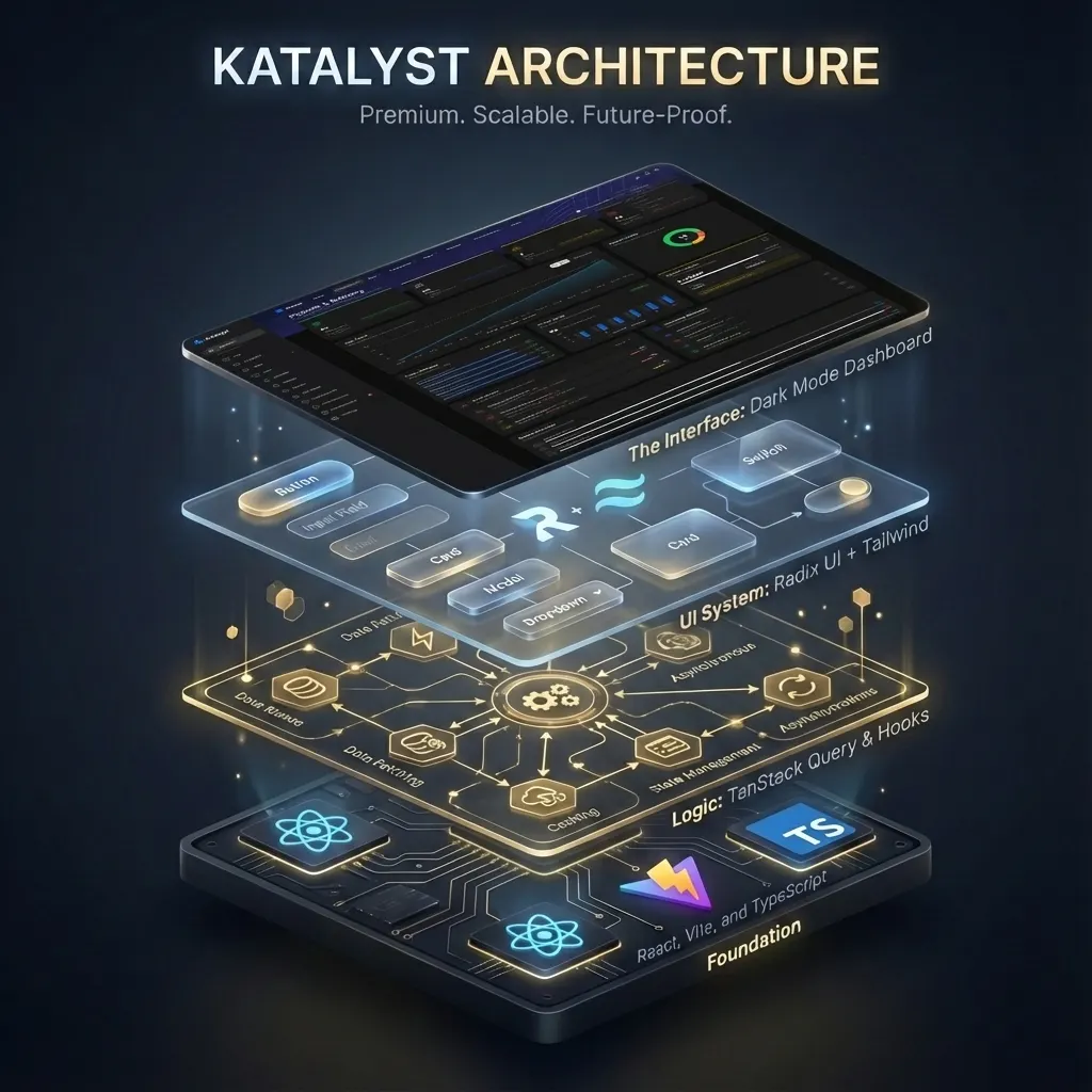 Katalyst – Modern React+Tailwind Admin Template